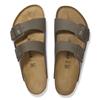 Birkenstock Men Arizona Natural Leather - Concrete Grey